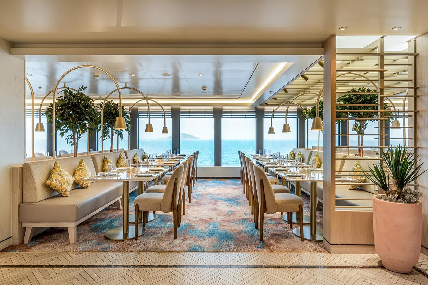 AROYA dining interior designed by SMC Design